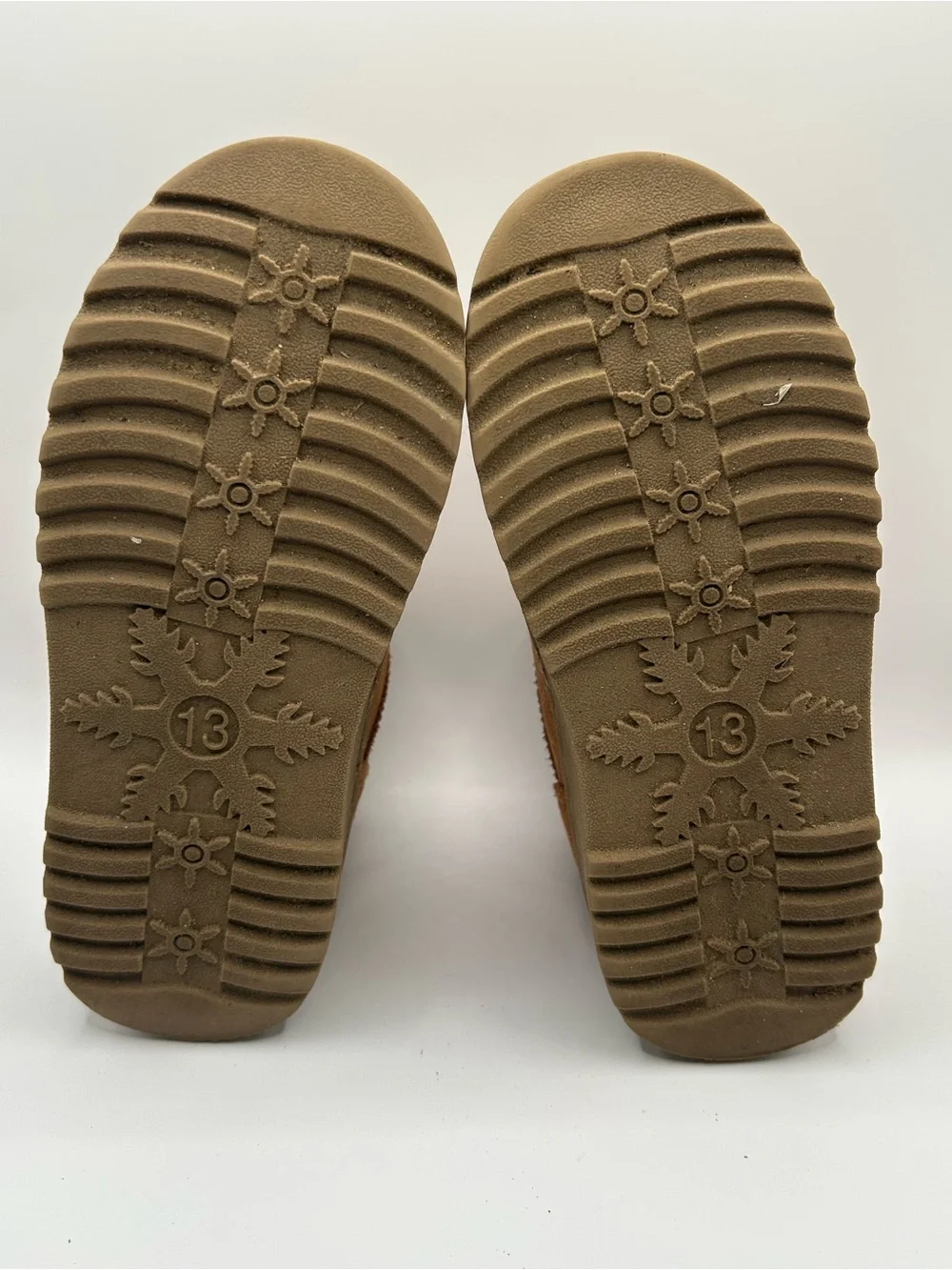 Sonoma Kids Cozy Tan Suede-Look Booties with Sherpa Lining